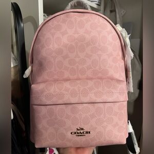 Powder pink coach Taylor backpack